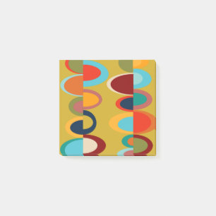 Retro-Ovals Post-it Klebezettel