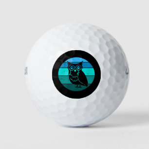 Retro Owl Golfball