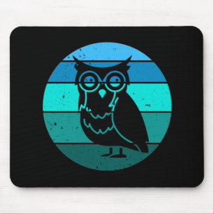 Retro Owl Mousepad