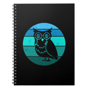 Retro Owl Notizblock