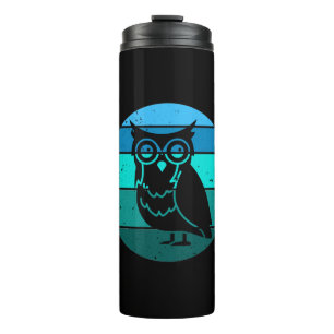 Retro Owl Thermosbecher