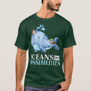 Retro Ozeane der Möglichkeiten Sommerlesekurse T-Shirt