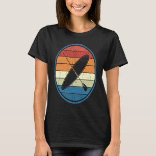 Retro-Paddel-Zitat Das Leben handelt von Balance-P T-Shirt