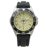 Retro Pagan Style, Rad des Jahres Uhr