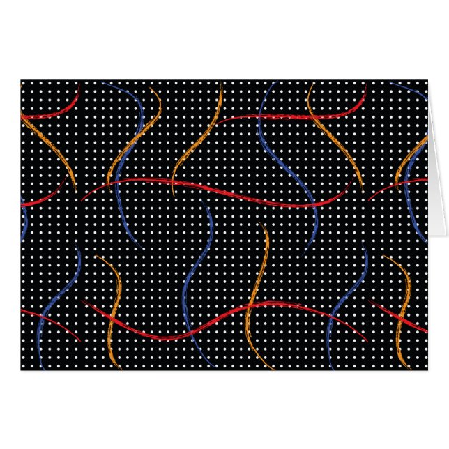 Retro Paint Spritzer und Punkte (Vorderseite (Horizontal))