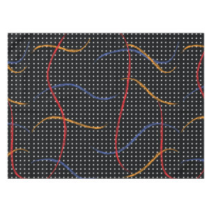 Retro Paint Spritzer und Punkte Tischdecke