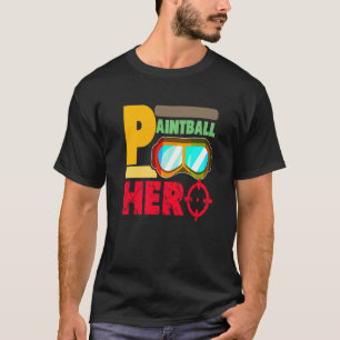 Retro Paintball Hero Cool Baller vorhanden T-Shirt