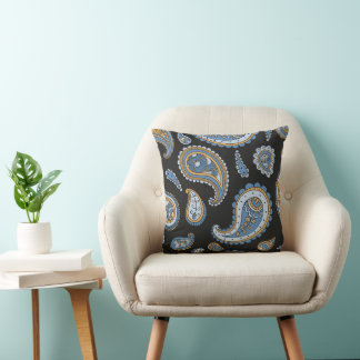 Retro-Paisley-Muster Kissen