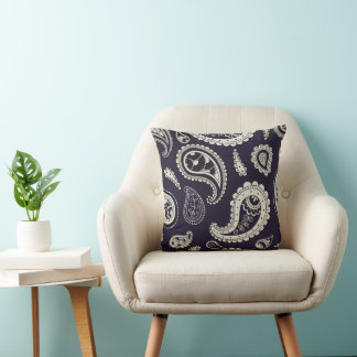 Retro Paisley Pattern Kissen