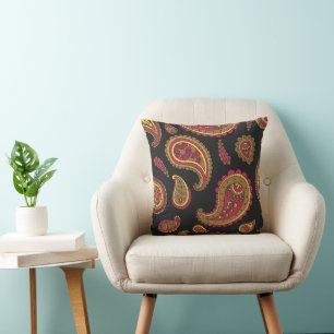 Retro Paisley Pattern Kissen