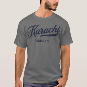 Retro Pakistan City Vintag Karachi T-Shirt