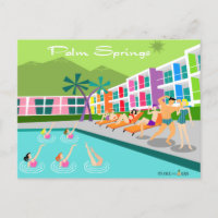 Retro Palm Springs Hotel Postcard