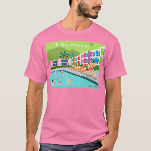 Retro Palm Springs Hotel T - Shirt