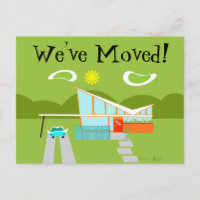 Retro Palm Springs House Änderung der Adresskarte