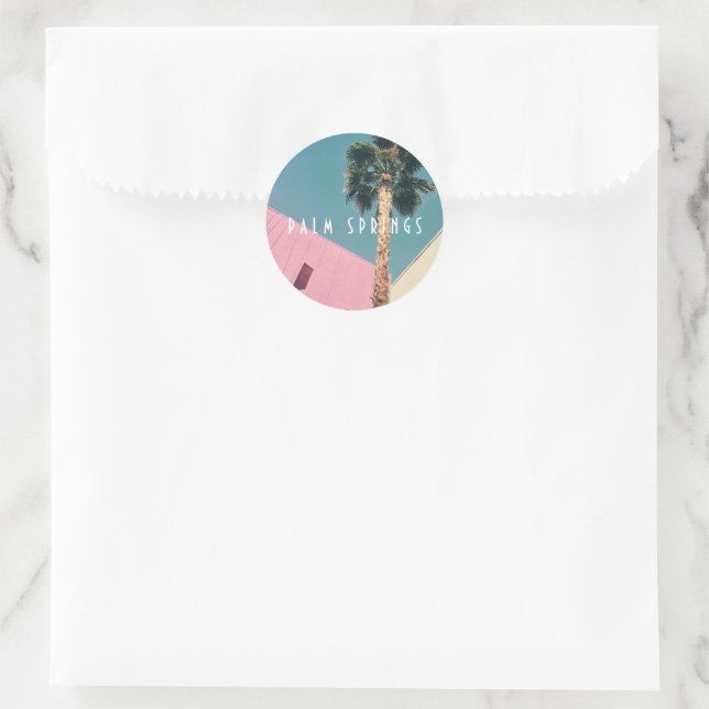 Retro Palm Springs Stickers (Tasche)