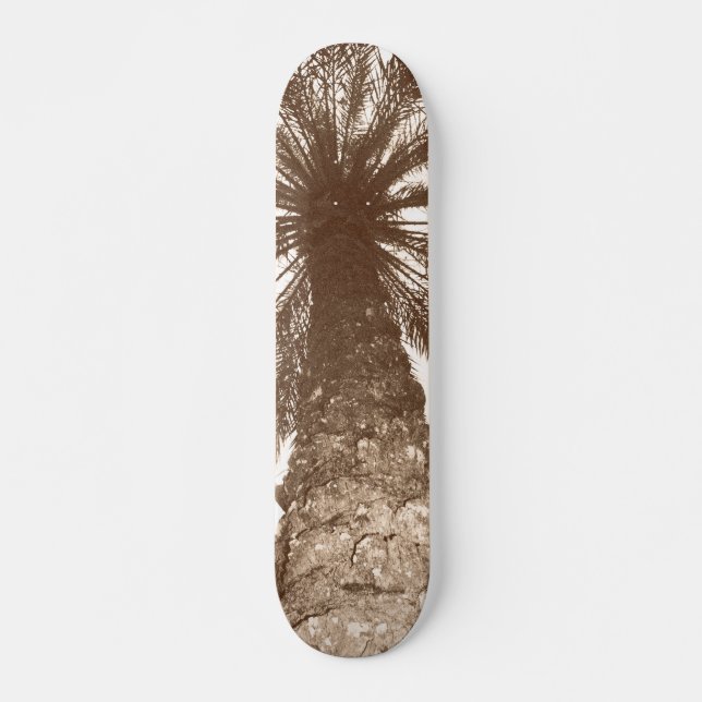 Retro-Palme Skateboard (Vorne)