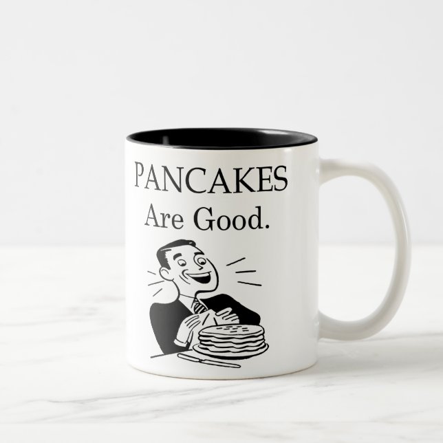 Retro Pancakes Tasse (Rechts)