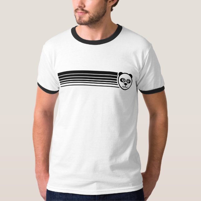 Retro Panda T-Shirt (Vorderseite)