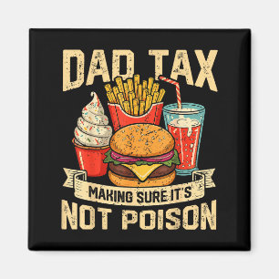 Retro Papa Steuer Sicherstellen, dass es nicht gif Magnet