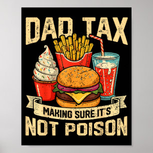Retro Papa-Steuer sorgt dafür, dass es nicht ison  Poster