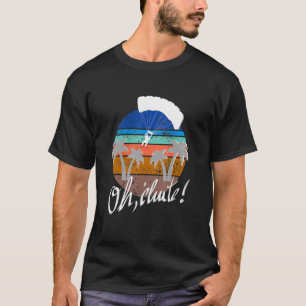 Retro Paraglider Geboren über die Berge fliegen T-Shirt