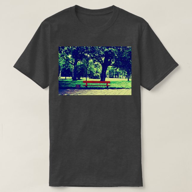 Retro Park Bench T-Shirt (Design vorne)