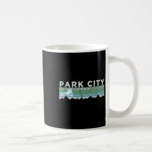 Retro Park City, Utah Skilanglauf Kaffeetasse