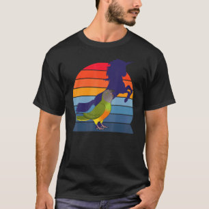 Retro Parrot I Einhorn I schreiend Senegal Parrot T-Shirt