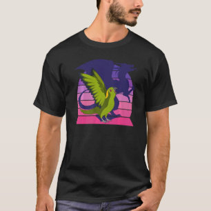 Retro Parrot I Flügeldrache I Gelbnackter Amazon T-Shirt