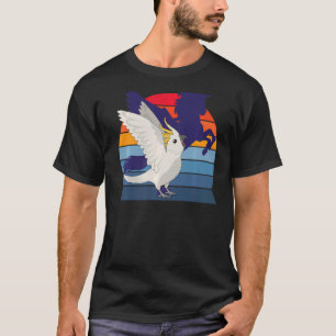 Retro Parrot I geflügelte Einhorn I Schrei Cockato T-Shirt