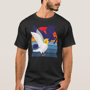 Retro Parrot I geflügeltes Einhorn I Lutino C T-Shirt