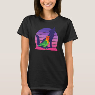 Retro Parrot I Howling Wolf I schreiend Fischer's T-Shirt