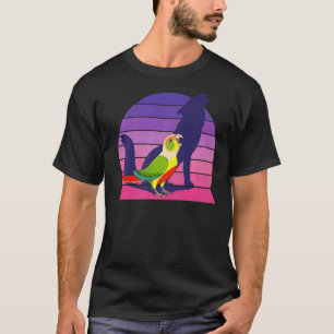 Retro Parrot I Howling Wolf I schreiende Ananas T-Shirt