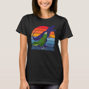 Retro Parrot I Tyrannosaurus Rex I Hahns Ara T-Shirt