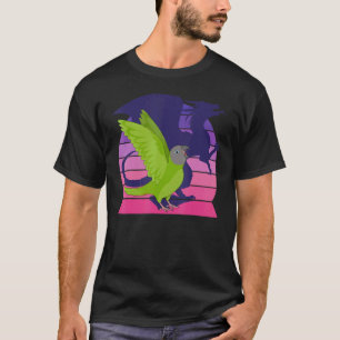 Retro Parrot I Winged Dragon I schreiend Dusky hea T-Shirt