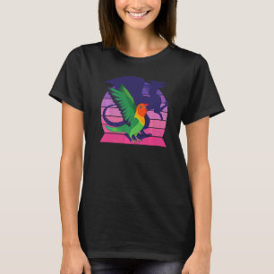 Retro Parrot I Winged Dragon I schreiend Fischer's T-Shirt