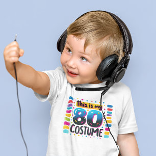 Retro-Party der 80er Kleinkind T-shirt