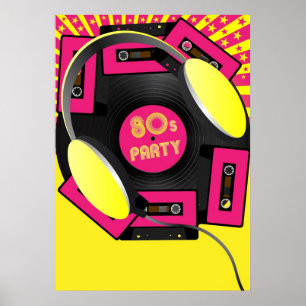 Retro-Party Poster