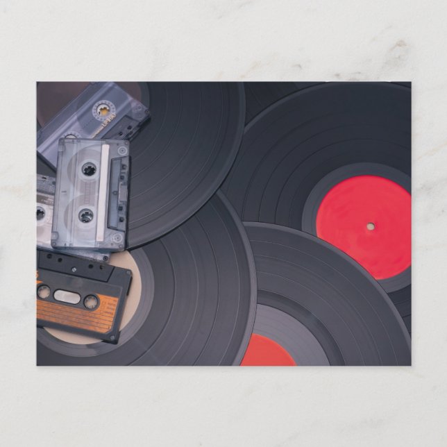 Retro-Party Postkarte (Vorderseite)