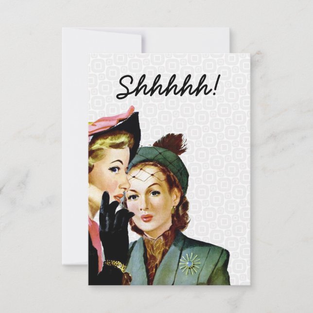 Retro-Party V2 Einladung (Vorderseite)