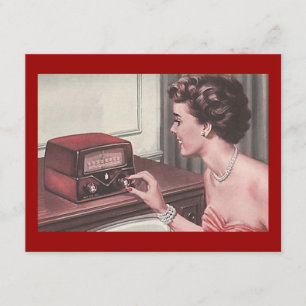 Retro-Party: Zeit- und Musikeinladung Einladung