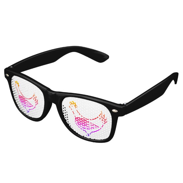 Retro-Partysonnenbrillen Partybrille (Schrägansicht)