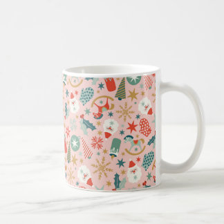 Retro Pastel Christmas Kaffeetasse