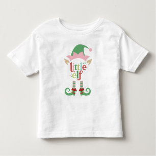 Retro Pastel Christmas   Little Elf Kleinkind T-shirt