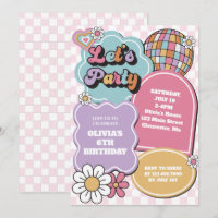 Retro Pastel Disco Ball and daisday