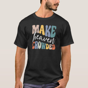 Retro Pastel Mache Heaven Crowded Bekleidung Chris T-Shirt
