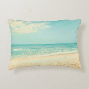Retro Pastel Strand, abstrakt, Hipster, Backgroun Dekokissen