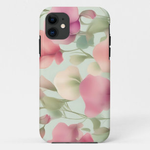 Retro Pastel Sweet Pea Pattern Case-Mate iPhone Hülle