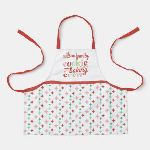 Retro Pastel Weihnachtskochtopf Backen Crew   Fami Schürze