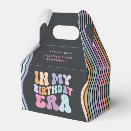 Retro Pastellfarben Moderne Geburtstagszeit Geschenkschachtel